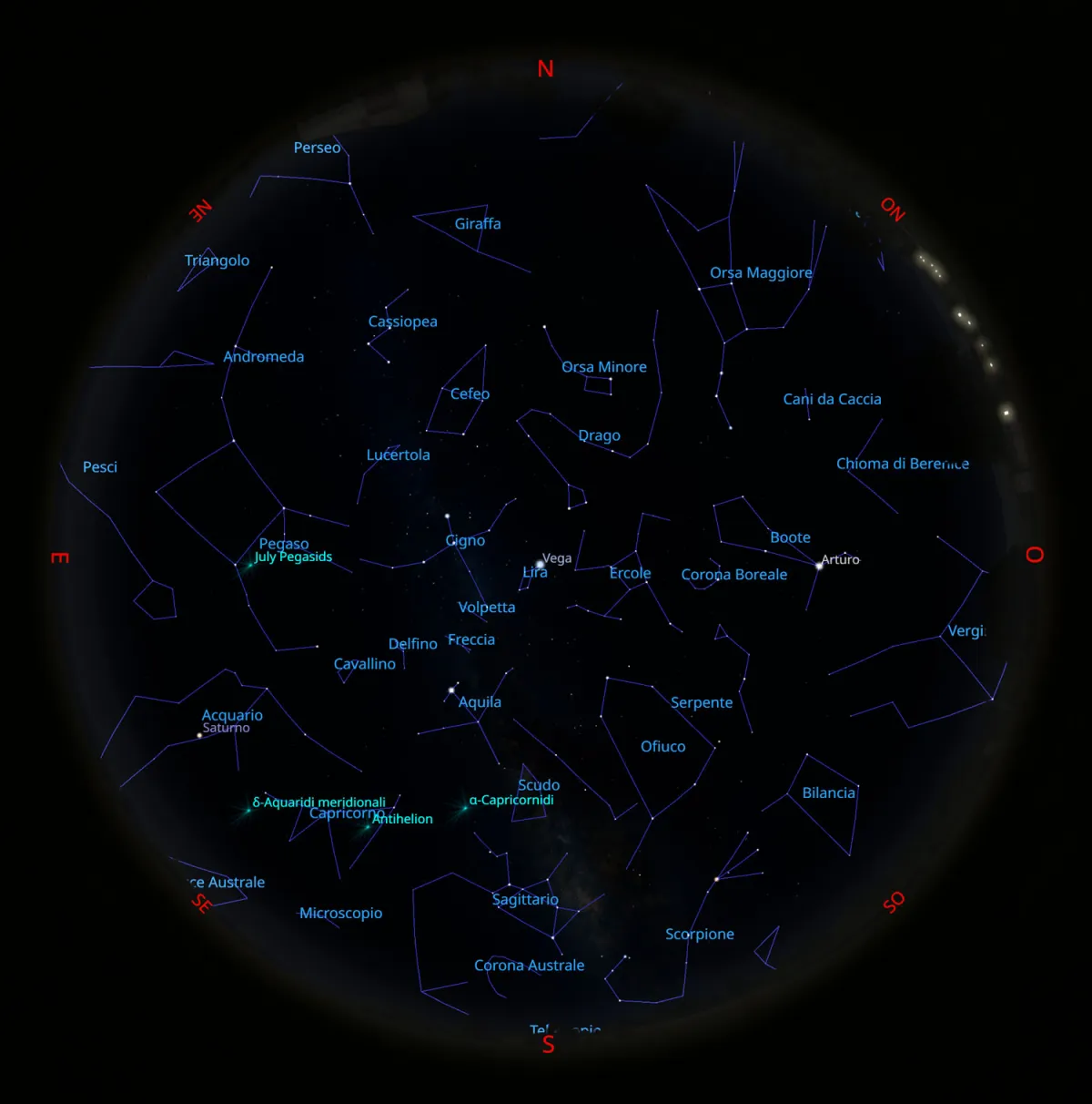 Il cielo di luglio 2023
