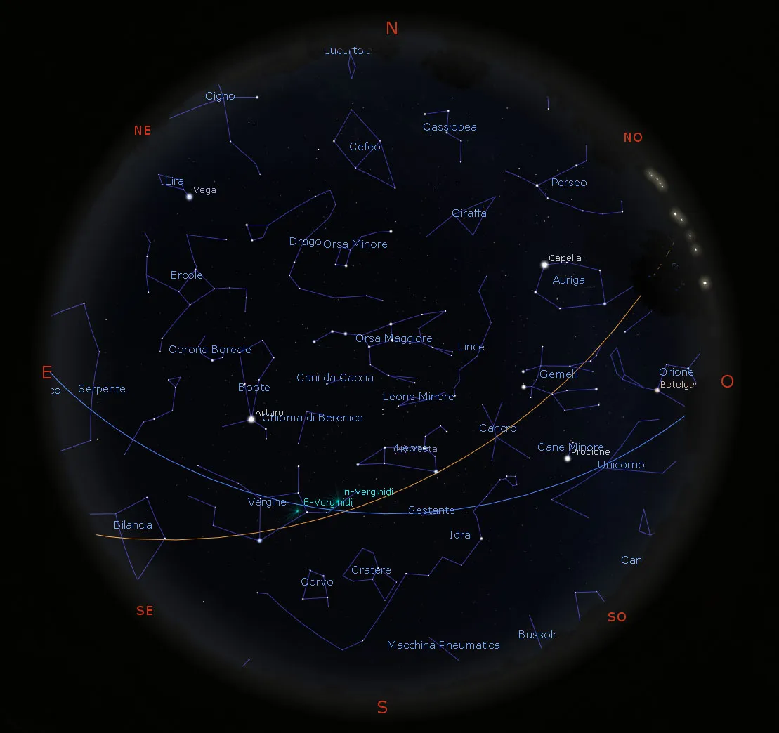 Il cielo di marzo 2021