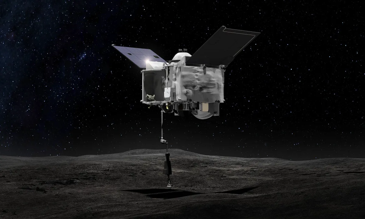 OSIRIS-Rex ha raccolto campioni di regolite dell’asteroide Bennu