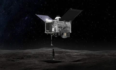 OSIRIS-Rex ha raccolto campioni di regolite dell’asteroide Bennu